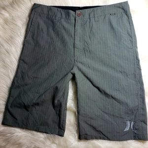 Men's Hurley Pinstripe Grey Shorts 30